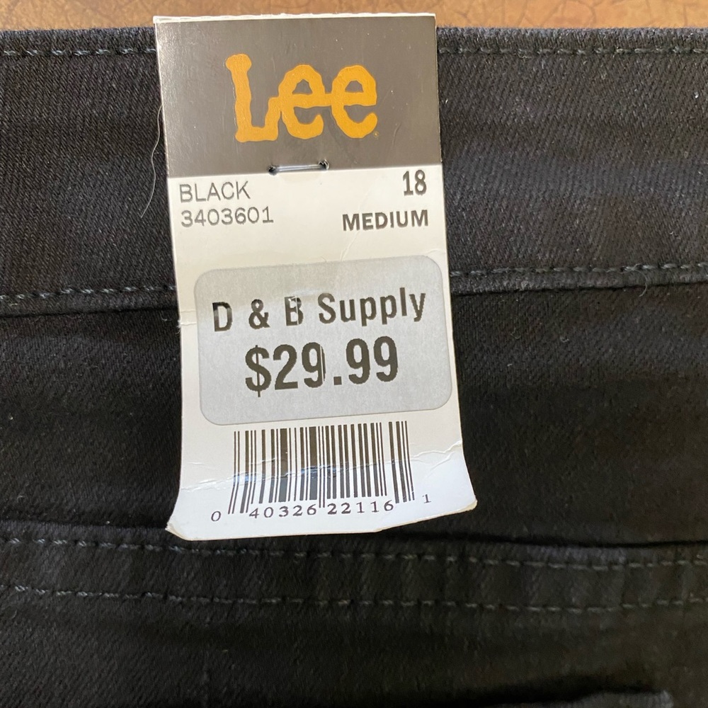 LEE Women’s Black Straight Leg Jeans